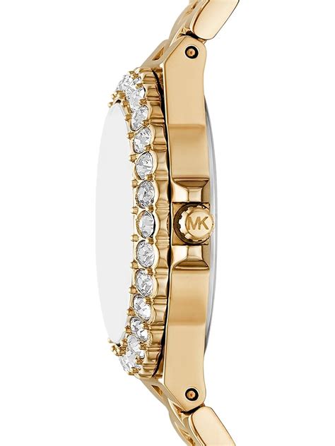 michael kors collection mk2356 channing gold green dial